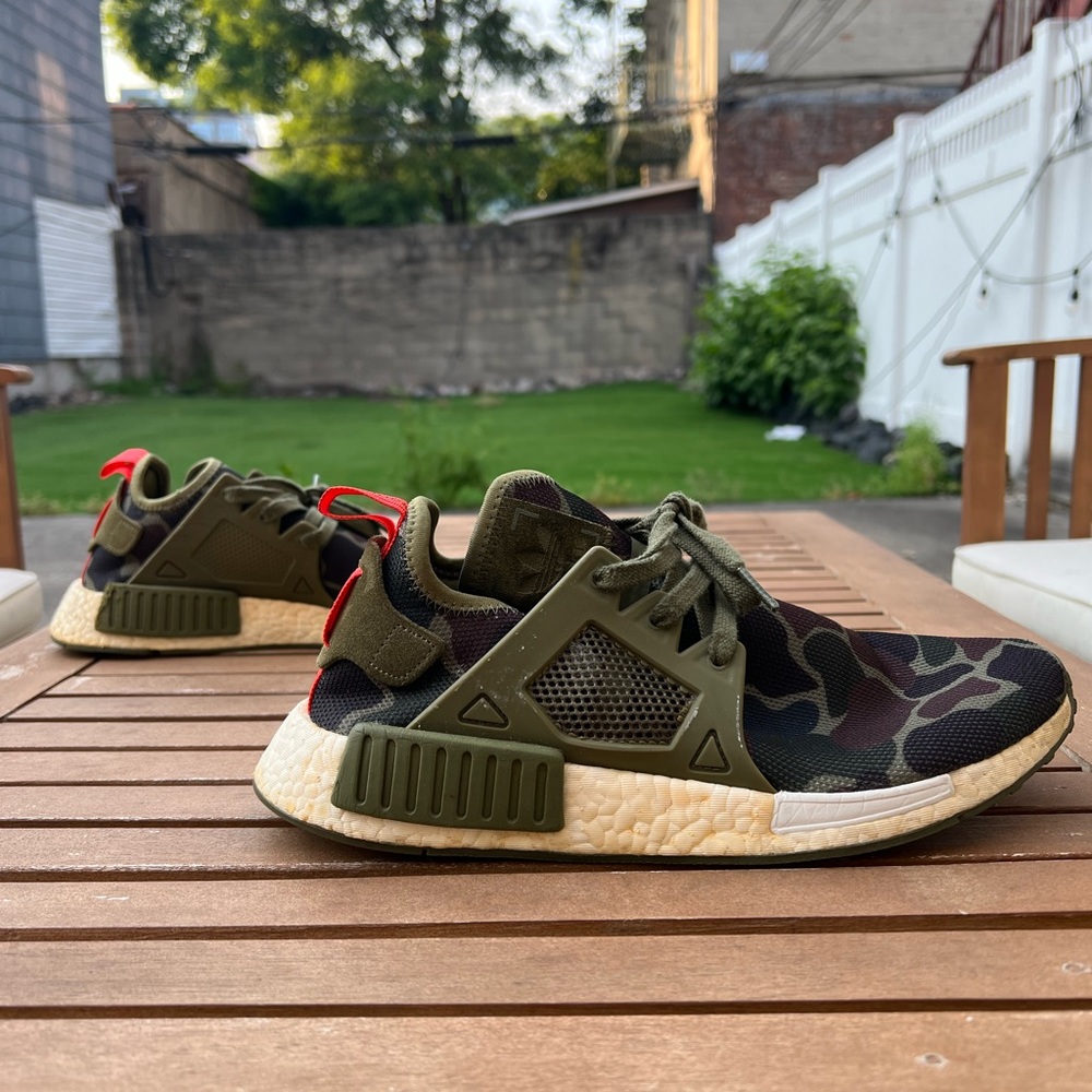 🔥 Adidas XR1 "Duck Camo Pack" Men's 9 - Boost - Good Cond! 👟🦆💥